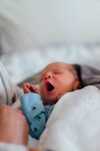 Newborn to sleep